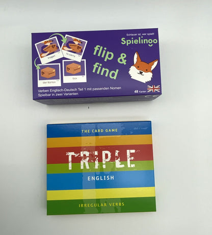 Sparpaket flip & find und Triple English