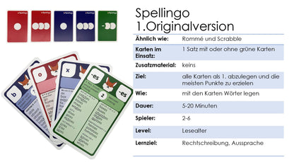 Spellingo Spielvarianten für Schule und Zuhause