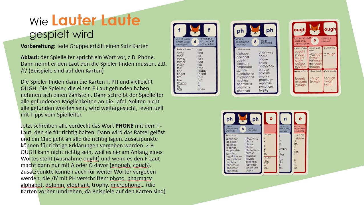 Spellingo Spielvarianten für Schule und Zuhause