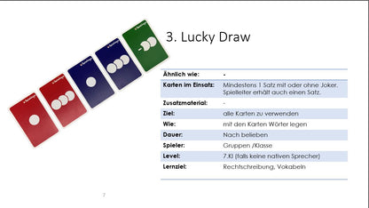 Spellingo Spielvarianten für Schule und Zuhause