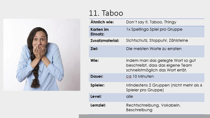 Spellingo Spielvarianten für Schule und Zuhause
