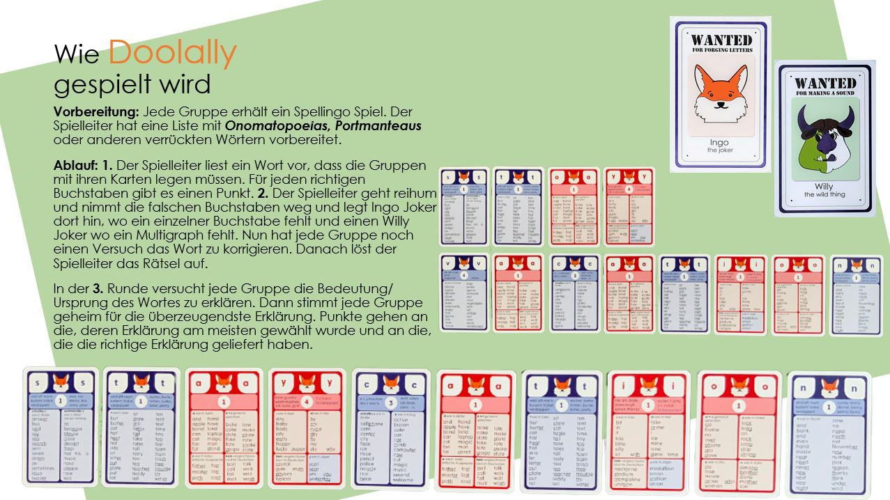 Spellingo Spielvarianten für Schule und Zuhause