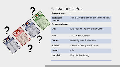 Spellingo Spielvarianten für Schule und Zuhause