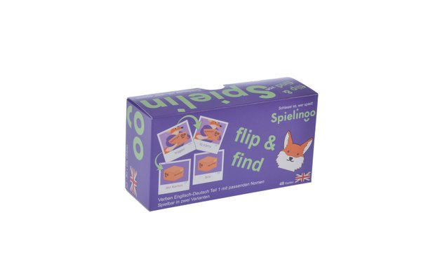 flip & find - Verbs English/German (Part 1)